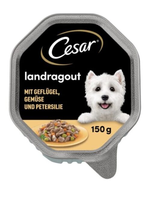 Cesar Landküche Geflügel & Gemüse 150 g