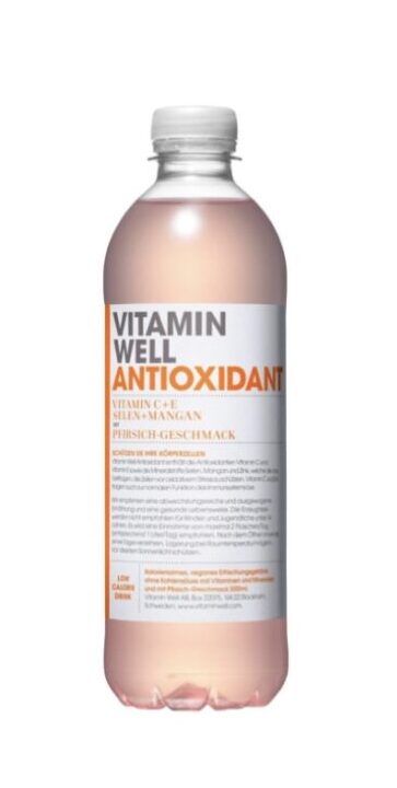 Vitamin Well Antioxidant Pfirsich 0.5 L