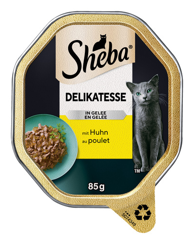 Sheba Katzenfutter Classics mit Huhn 85g