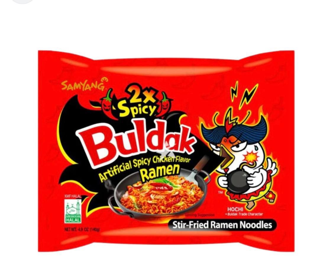 Buldak Hot Chicken Flavor Ramen 2x Spicy 140g